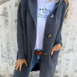 Cárdigan estampado elegante y cómodo para mujer.