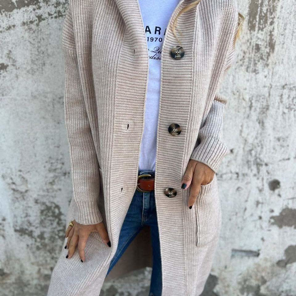Cárdigan estampado elegante y cómodo para mujer.