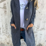 Cárdigan estampado elegante y cómodo para mujer.