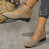 Bailarinas para mujer - Punta puntiaguda - Tiras elásticas - Comodidad elegante y moderna