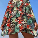 Conjunto de kimono de tres piezas con cintura alta y espalda descubierta