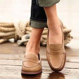 Mocasines para mujer – Confort ortopédico – Estilo Penny – Puntera de mocasín – Tejido transpirable