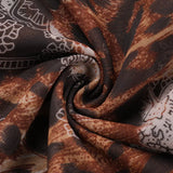 Vestido maxi sexy ajustado con estampado de leopardo