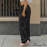 Pantalones de jogging cargo holgados, conjuntos de ropa urbana