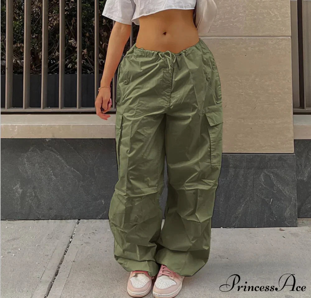 Pantalones de jogging cargo holgados, conjuntos de ropa urbana