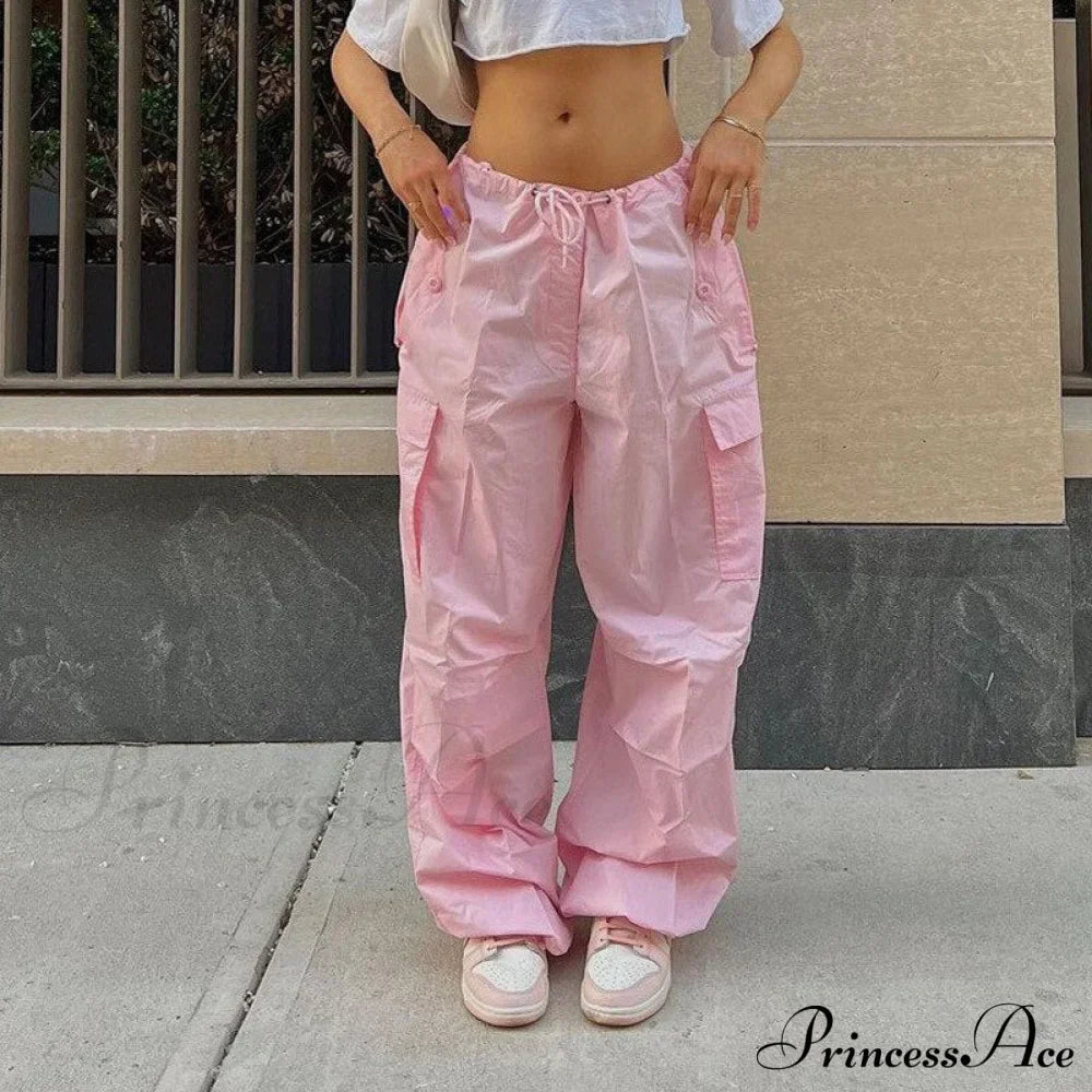 Pantalones de jogging cargo holgados, conjuntos de ropa urbana
