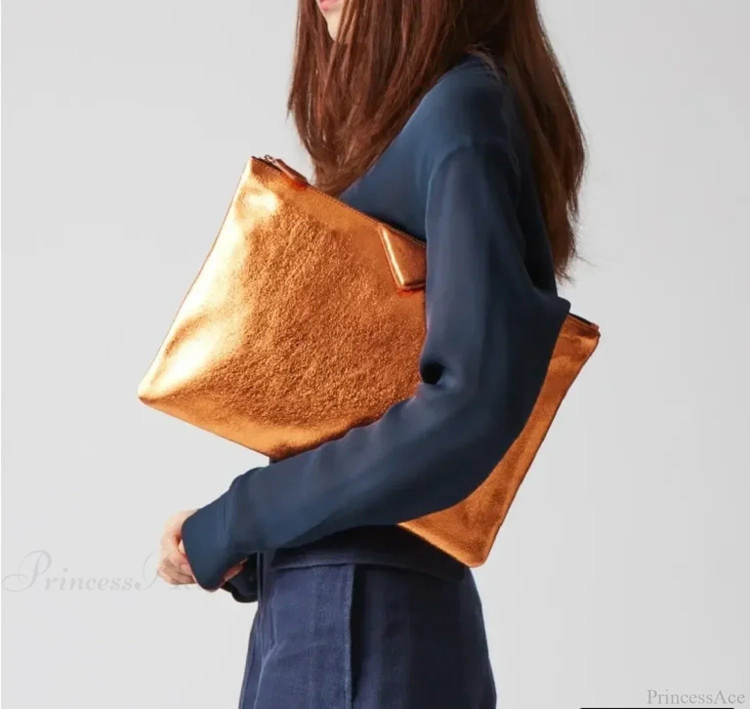 Bolso de mano de día de piel sintética de lujo