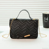 Bolso de hombro de cadena bordada de lujo