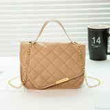 Bolso de hombro de cadena bordada de lujo