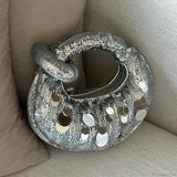 Mini clutch de noche en forma de media luna