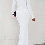 Vestido de sirena con hombros descubiertos