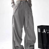 Pantalones cargo de pierna ancha con forma de paracaídas
