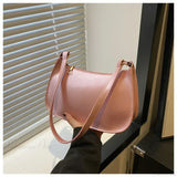 Bolso de hombro de charol de diseñador