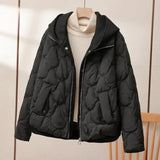 Chaqueta acolchada elegante, aislante, versátil y acogedora para mujer.