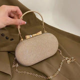 Bolso bandolera de lujo con lentejuelas rosas para noche