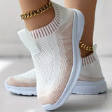 Zapatillas deportivas para mujer: cómodas, sin cordones, de malla transpirable y con plantilla acolchada informal.