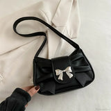 Bolso bandolera coreano con nudo plisado para mujer