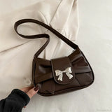 Bolso bandolera coreano con nudo plisado para mujer