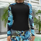 Traje de neopreno push-up de dos piezas con estampado