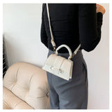Mini bolso bandolera de piel sintética, bolso de diseño para mujer.