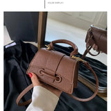 Mini bolso bandolera de piel sintética, bolso de diseño para mujer.