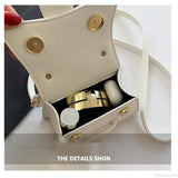 Mini bolso bandolera de piel sintética, bolso de diseño para mujer.