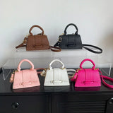 Mini bolso bandolera de piel sintética, bolso de diseño para mujer.