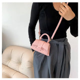 Mini bolso bandolera de piel sintética, bolso de diseño para mujer.