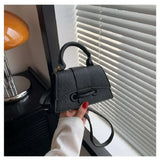 Mini bolso bandolera de piel sintética, bolso de diseño para mujer.