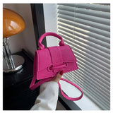 Mini bolso bandolera de piel sintética, bolso de diseño para mujer.