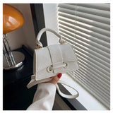 Mini bolso bandolera de piel sintética, bolso de diseño para mujer.