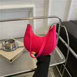 Bolso de hombro de piel sintética para mujer