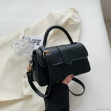 Bolso de hombro vintage de piel sintética para mujer.