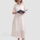 Vestido Ramona en tejido Ramie