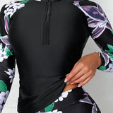 Conjunto de dos piezas de pantalones cortos con protección UV y cordón.