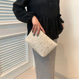 Bolso de mano de ratán y paja