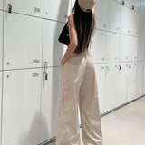 Pantalones cargo casuales con bolsillos