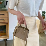 Bolso bandolera cuadrado retro mini para mujer