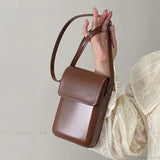 Bolso bandolera cuadrado retro mini para mujer