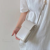 Bolso bandolera cuadrado retro mini para mujer
