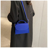 Bolso de hombro cuadrado retro de lujo