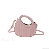 Bolso bandolera de cuero retro Y2K con minimonedero y miniteléfono