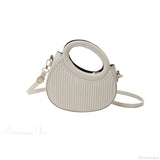 Bolso bandolera de cuero retro Y2K con minimonedero y miniteléfono