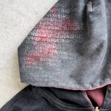 Sudadera reversible con cremallera y estampado patchwork retro