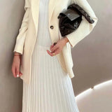 Vestido de punto acanalado con cintura anudada