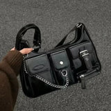Bolso de hombro con cadena Richme Punk