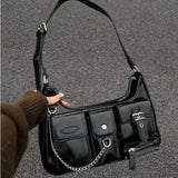 Bolso de hombro con cadena Richme Punk