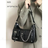 Bolso de hombro con cadena Richme Punk
