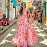 Conjunto de falda con volantes de una pieza y dos piezas