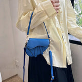 Bolso bandolera de piel tipo mensajero tipo sillín